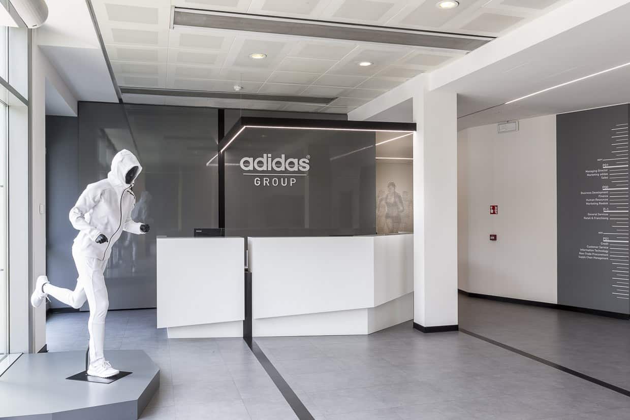 Retail and brand identity in Adidas new office in Monza | Progetto CMR -  Massimo Roj Architects