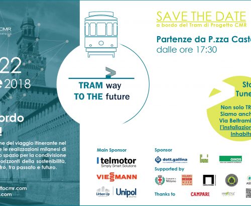 Save the date: Tram way to the future by Progetto CMR comes back for Fuorisalone 2018