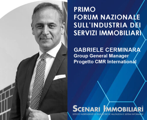 Gabriele Cerminara al Primo Forum sull’industria dei servizi immobiliari